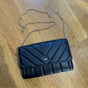 DKNY Chevron Chain Crossbody